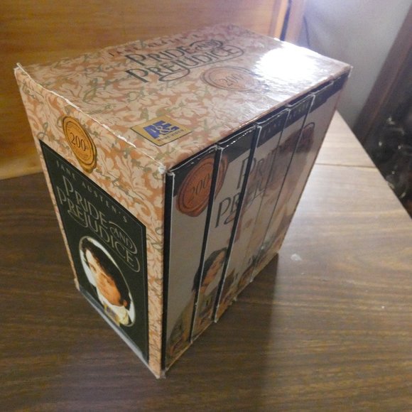Jane Austen's Pride And Prejudice 6 VHS Set 200th Anniversary Edition 1996 - Picture 2 of 2